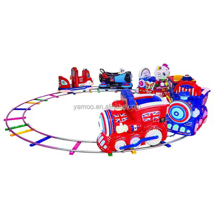 YAMOO Electric Mini Express Kids ride mall rail trains Wholesale cheap Mini rail trains for sale