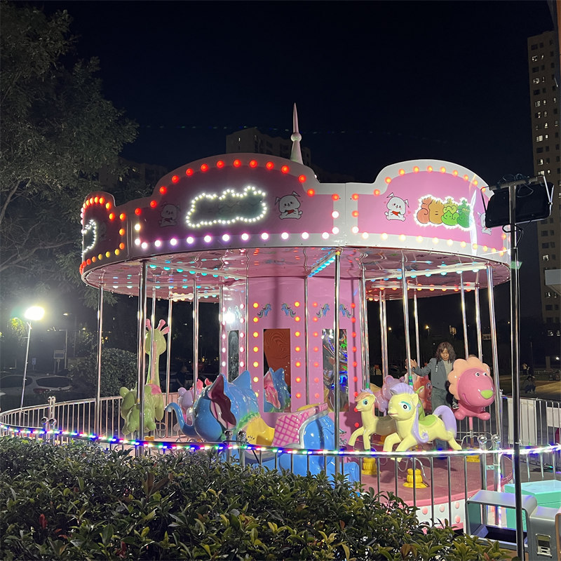 Amusement Park 24 Seats Cheap Carousel Rides Christmas Carousel