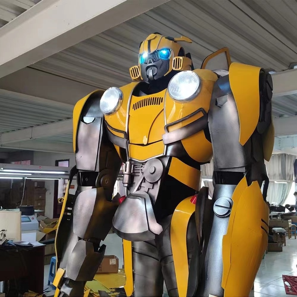 YAMOO The factory wholesale makes a wearable bum blebee robot costume