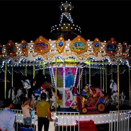 Attraction Amusement Carousel Swing Carousel Rotating Merry Go Round