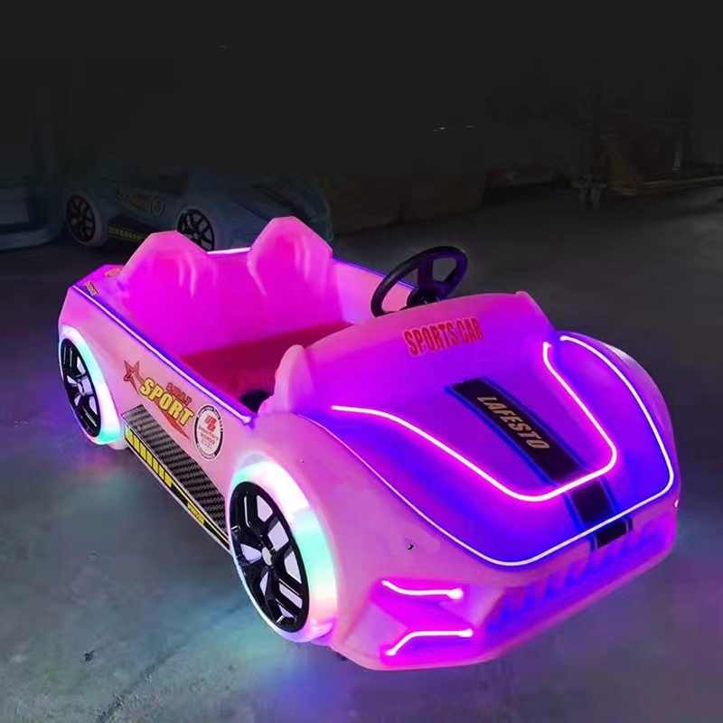 Children's amusement equipment baby light up bumper car