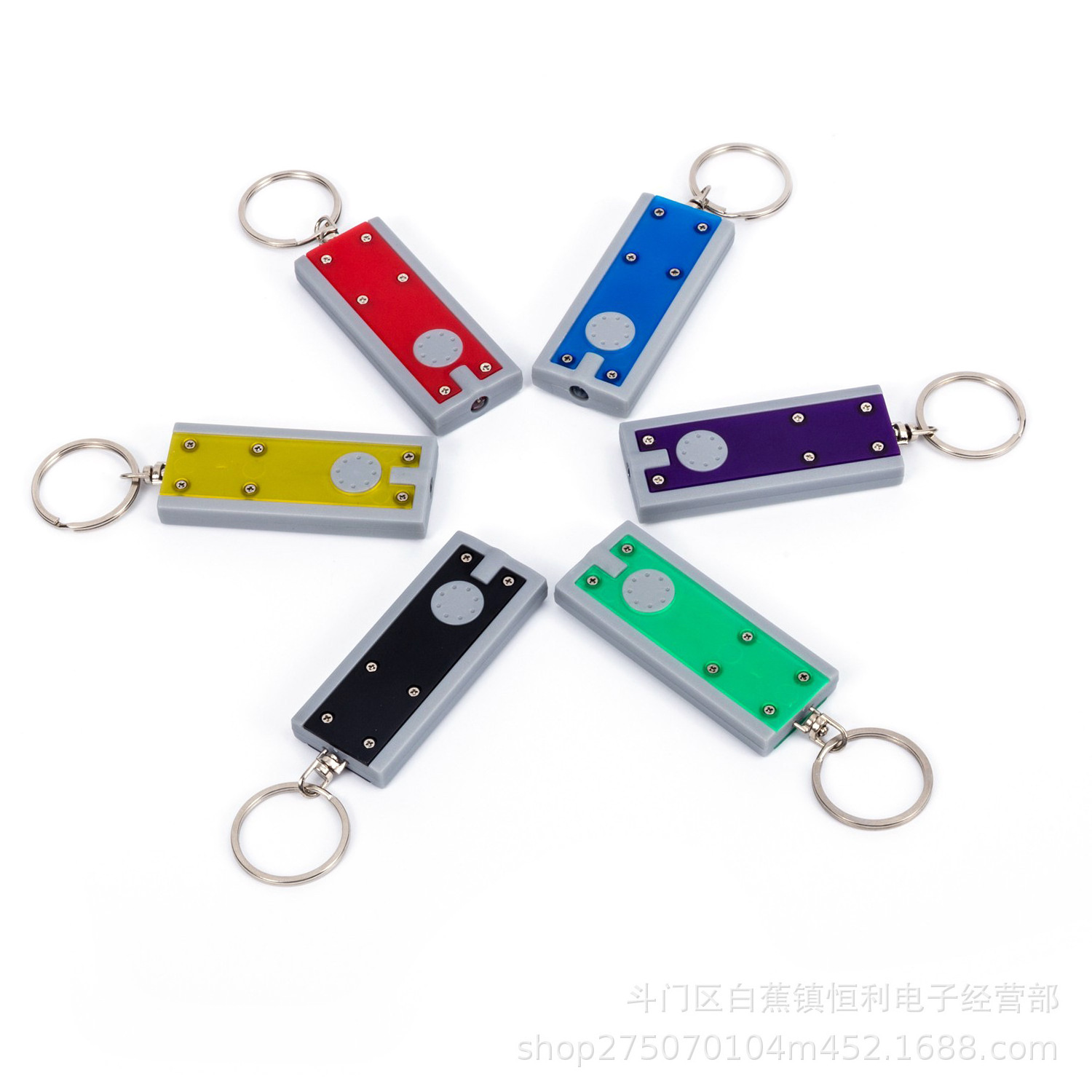 Cheap Factory Price Small Led Mini Keychain Novelty Flashlight Cute Keychains Logo Custom Portable Mini Keychain Flashlight