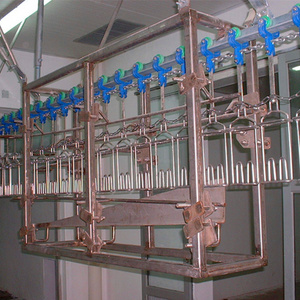 Chicken slaughtering line overhead conveyor