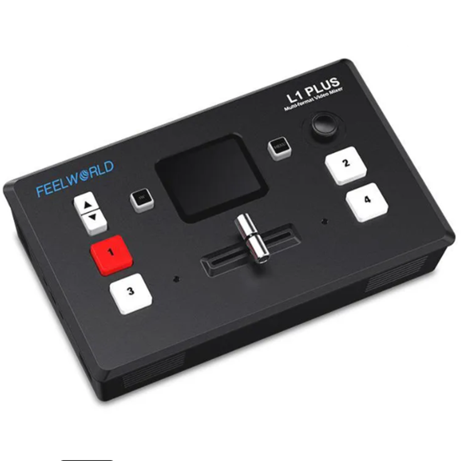 FEELWORLD L1 PLUS 4 Channel 4K Touch Screen HD Video Mixer Switcher With USB3.0 Fast Streaming