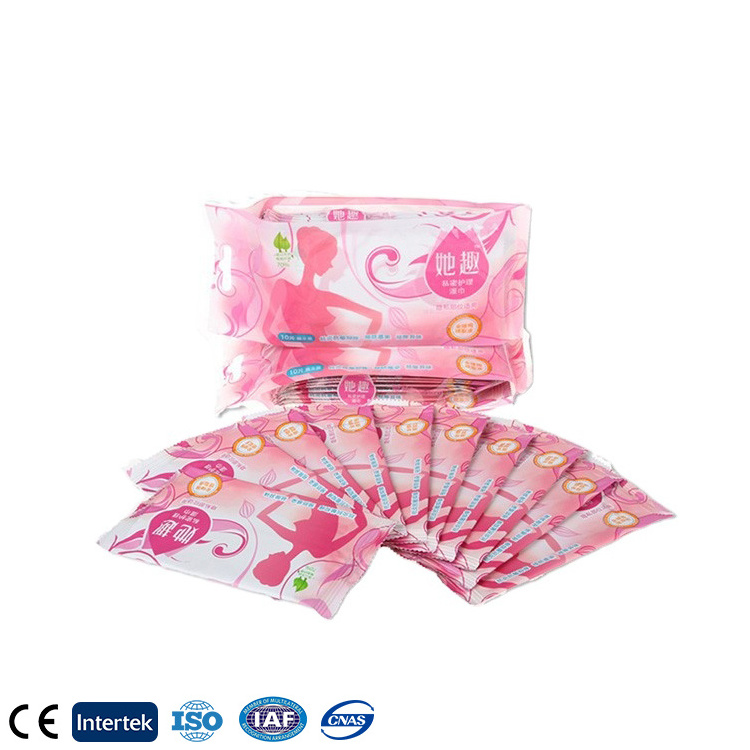 FSC GMPC CE ISO13485 BSCI BIODEGRADABLE New Hot Sale Women Cleaning After Sex Wipes