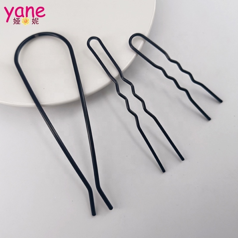 Classic hair development tool U-shape hair pins with big size and thick bobby pins for hair modeling