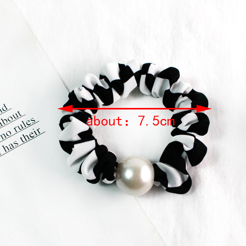 Fashion Design  Fabric Spliced Hair Accessories Leopard Animal Print Lady Scrunchies