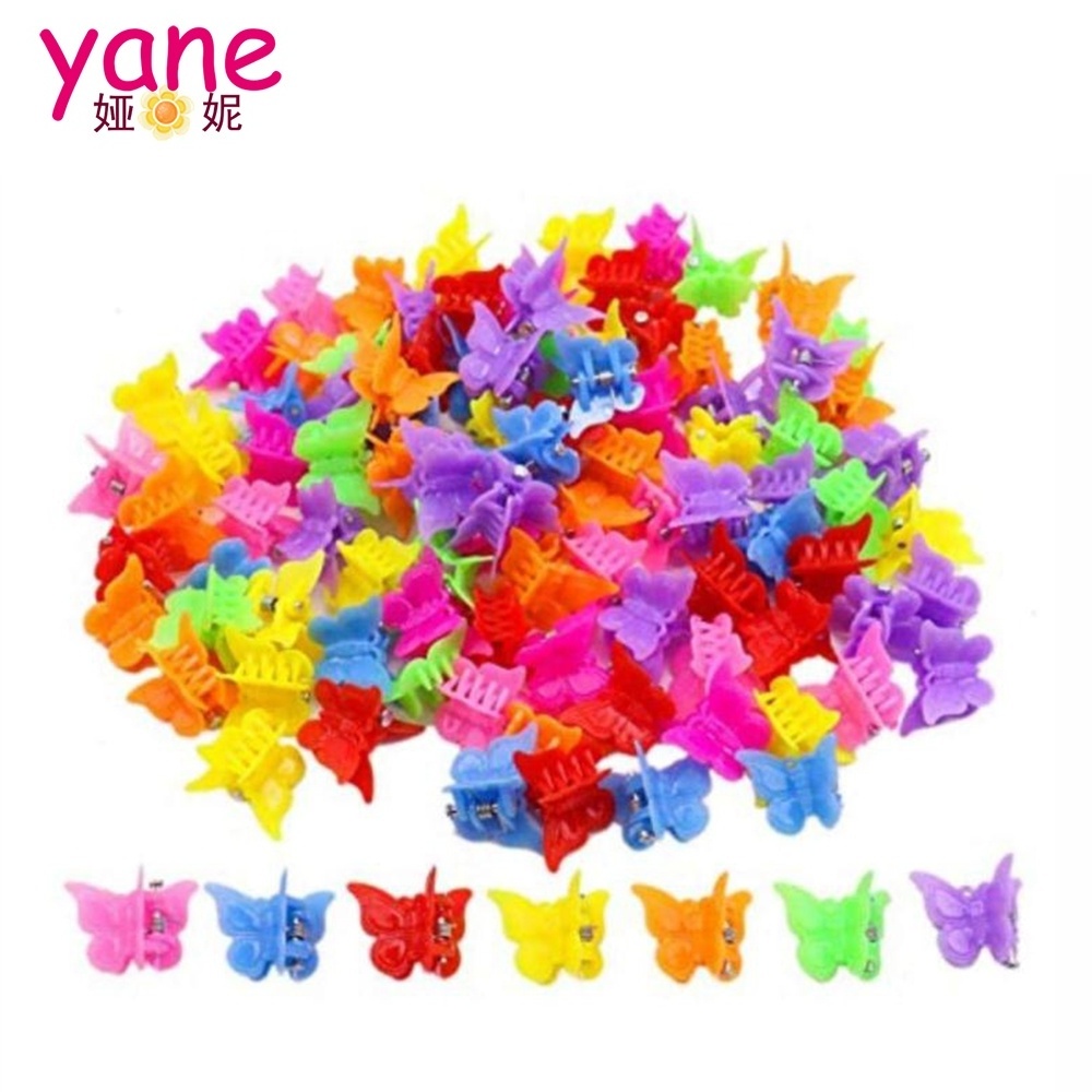 Flower and Butterfly shape hair accessories high quality mini hair claw clip or customize the shape  for girls