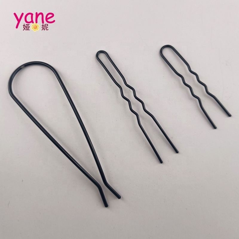 Classic hair development tool U-shape hair pins with big size and thick bobby pins for hair modeling