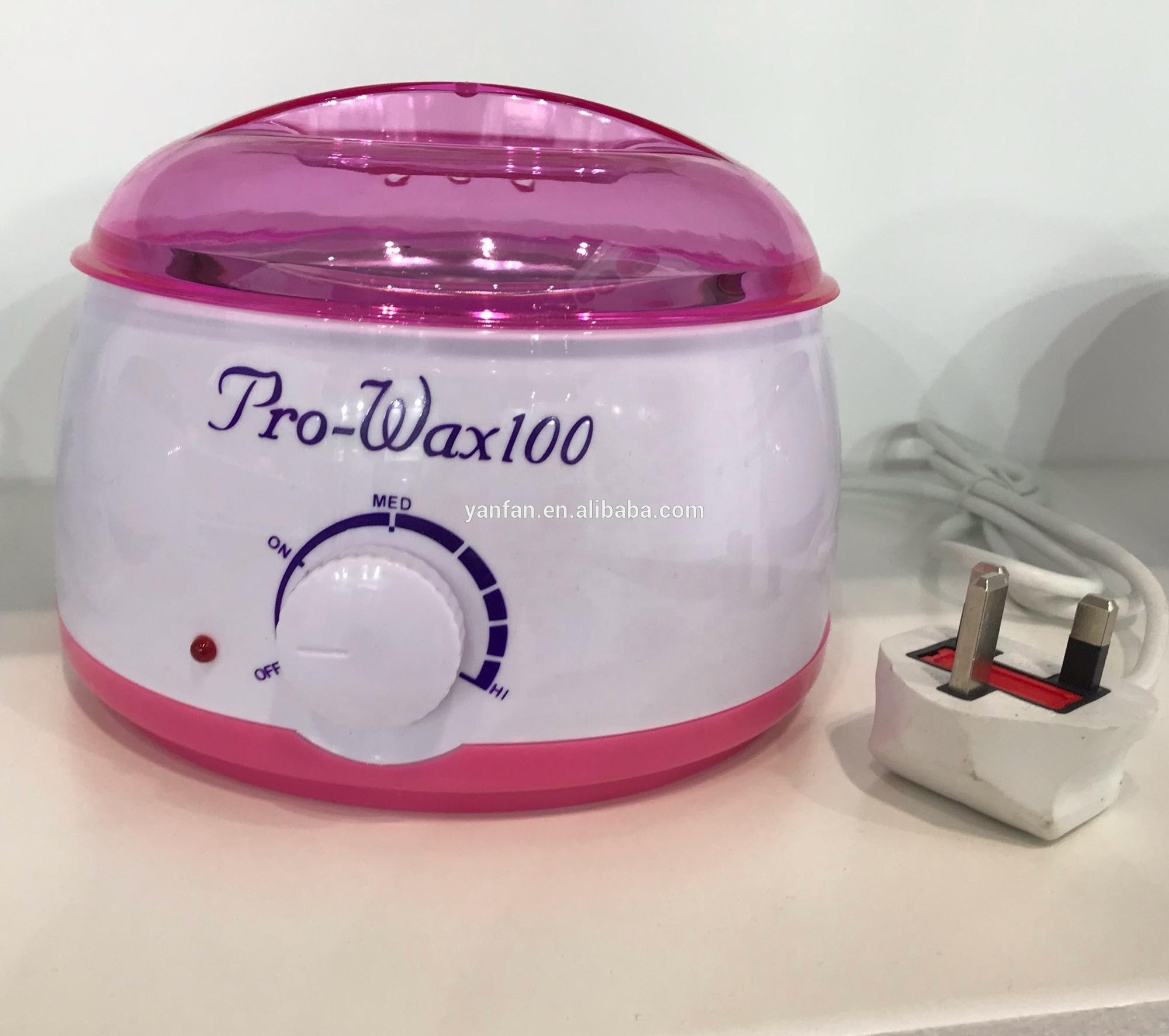 Professional purple Wax Warmer Heater Manufacture with 1 bag 100g wax beans and 10 pcs sticks