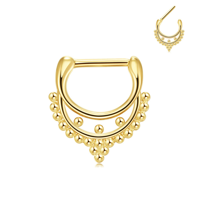 High Quality Factory Sale Women Nose Ring Jewelry Unique Nose Rings Piercing Ornament