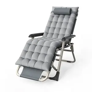 Folding Bed Foldable Outdoor Lounge Reclining Garden Beach Chairs Sun Lounger for Garden Park