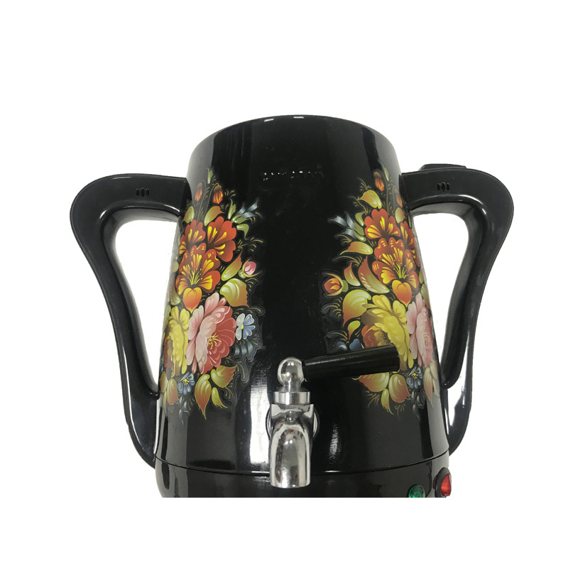 Decorated Automatic Turkish Tea Maker Teapot Samovar Electric Kettle