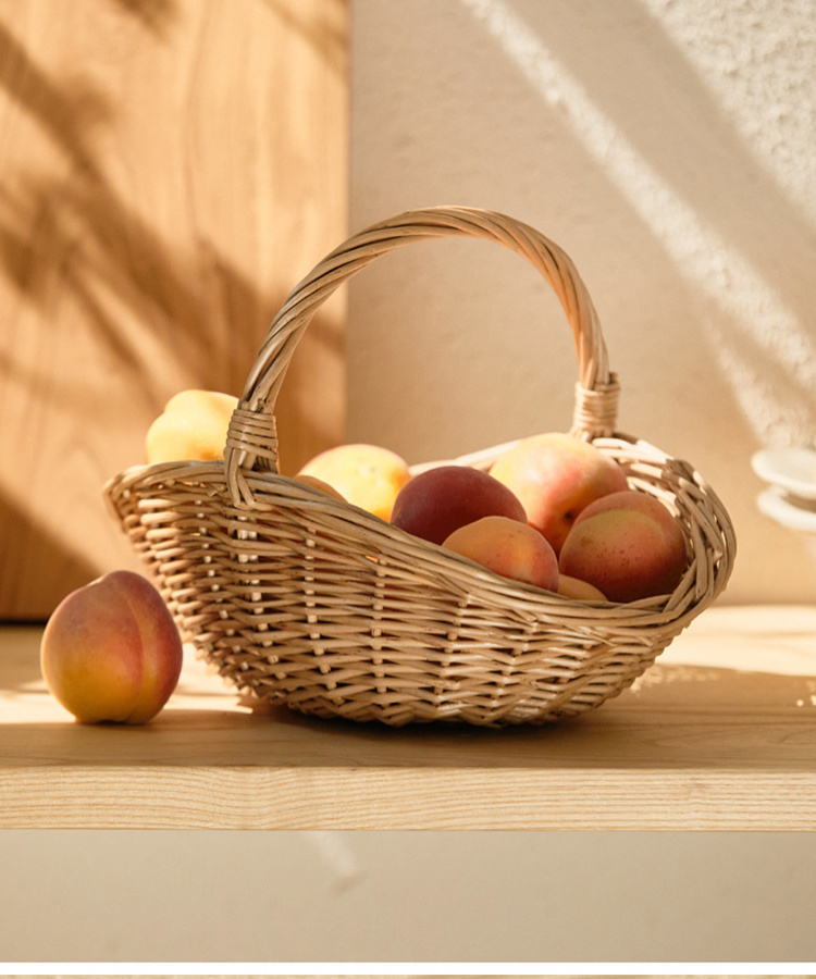 Vine woven basket, water fruit basket, gift basket, rattan basket, basket