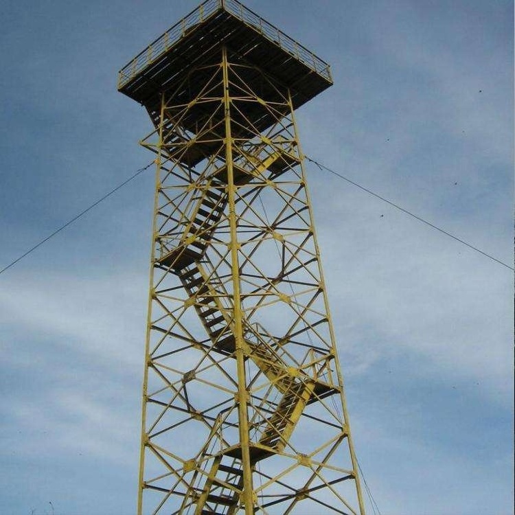 Security watch tower guard tower prison mountain Forest Observation Tower