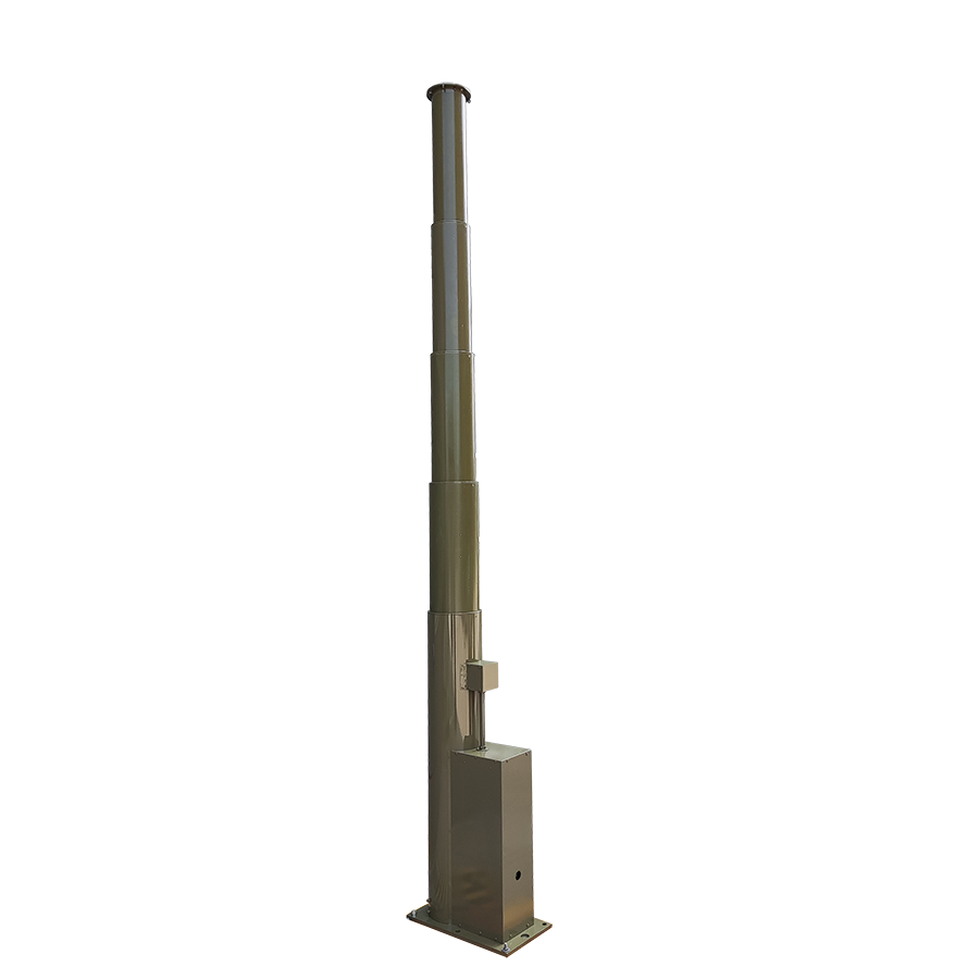 6m Motor Driven Telescopic Pole Mast for Wind Turbine