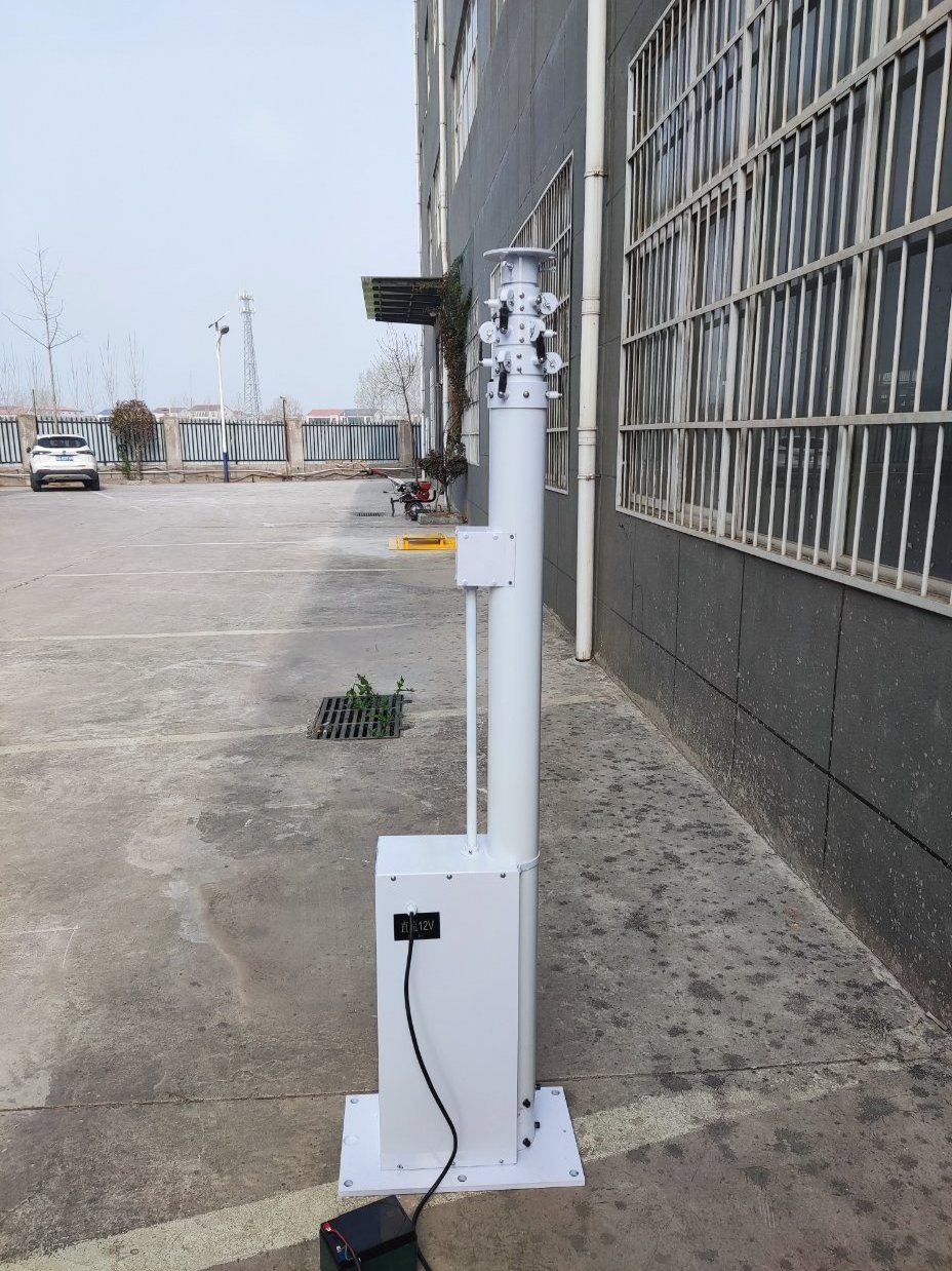 Extended Height 2-25m Closed Height 2-3m Mobile Portable Motor Driven Telescopic Mast