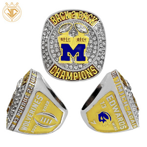 Wholesale Custom Softball Volleyball  Youth Championship Ring 2023 Michigan Wolverines Football Big Ten Championship Ring