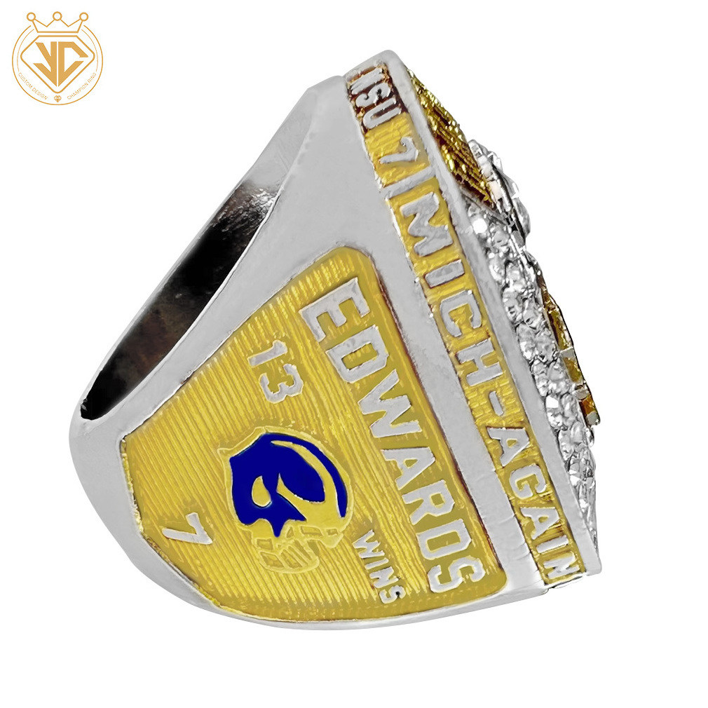 2022  Michigan Football Championship Ring Custom NbA Youth Football Softball Usssa Baseball Hoop Basketball Championship Rings