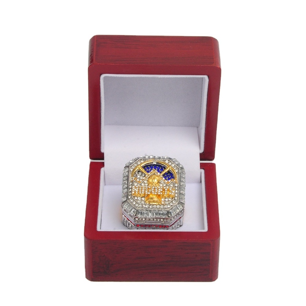 2023 Basketball Denver Nuggets Championship Ring Custom Sports Baseball Softball Volleyball Champion Rings