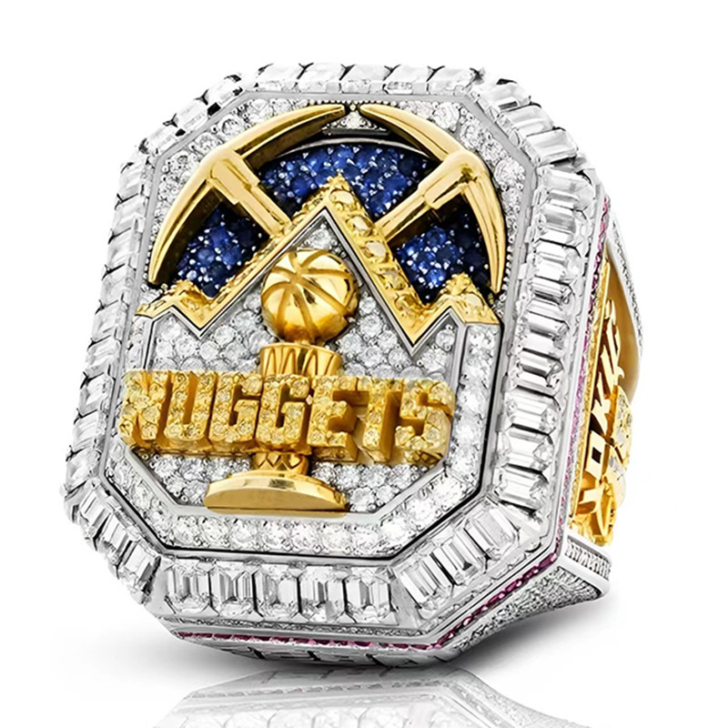 2023 Basketball Denver Nuggets Championship Ring Custom Sports Baseball Softball Volleyball Champion Rings