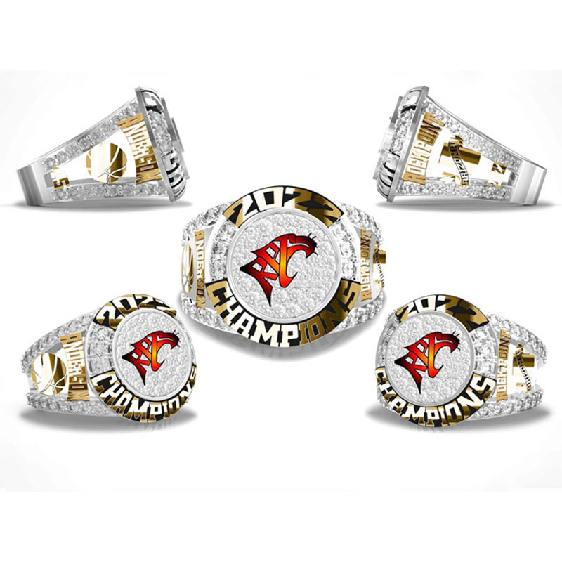 Custom Football Basketball Sports Usssa Baseball League Championship Ring Softball Volleyball High Quality Team Champions Ring