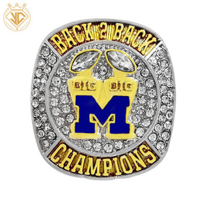 2022  Michigan Football Championship Ring Custom NbA Youth Football Softball Usssa Baseball Hoop Basketball Championship Rings