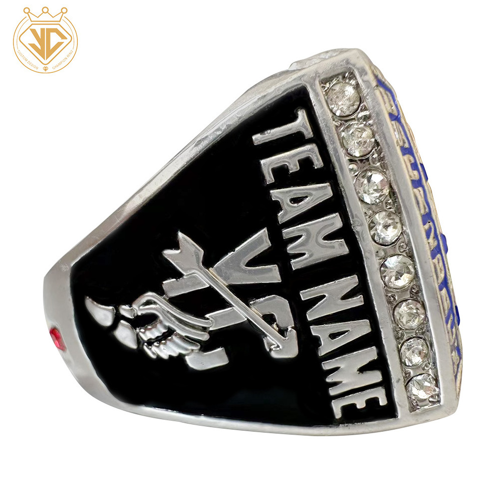 Yangcai Custom Basketball  Football League Usssa Baseball Championship Ring Softball Volleyball Youth Lakers Championship Rings