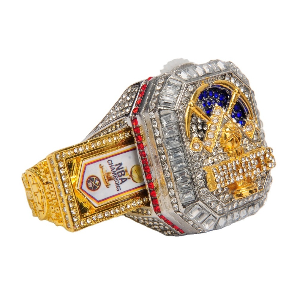 2023 Basketball Denver Nuggets Championship Ring Custom Sports Baseball Softball Volleyball Champion Rings