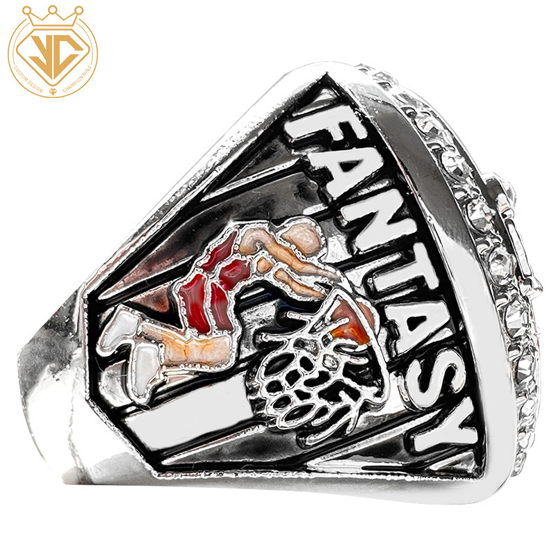 Custom Fantasy Football Championship Ring Kansas City Chiefs Denver Broncos Basketball Championship Rings