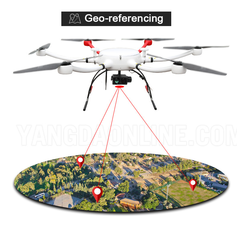 Night Vision optical Infrared Thermal EO/IR UAV Drone Camera With Tracking and Geotagging