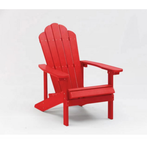 Popular wooden outdoor garden HDPE adirondack chair plastic patio furniture