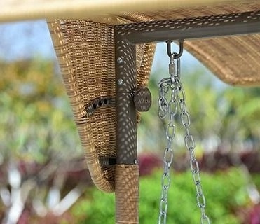 Online outdoor furniture garden patio swings with canopy