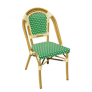 French style bamboo bistro Cane Chair Rattan Wicker Outdoor Garden Chairs outdoor furniture garden set plastic resin chair