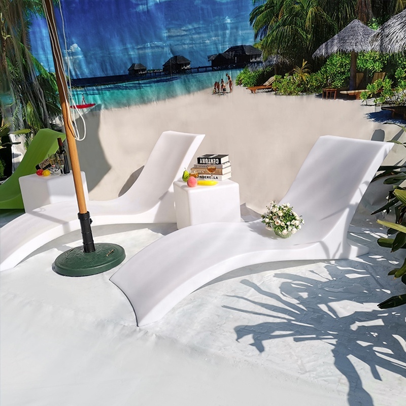 Outdoor Tanning Ledge Pool chair sun lounger swimming pool outdoor Sunbed beach In Water deck Lounge Chair Sun Lounger For Pool