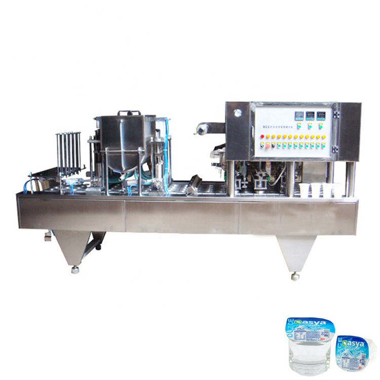 Automatic Plastic Mineral Water Yogurt K Cup Filling Sealing Machine