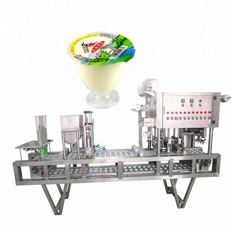 Automatic Plastic Mineral Water Yogurt K Cup Filling Sealing Machine