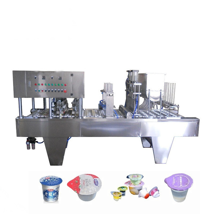 Automatic Plastic Mineral Water Yogurt K Cup Filling Sealing Machine