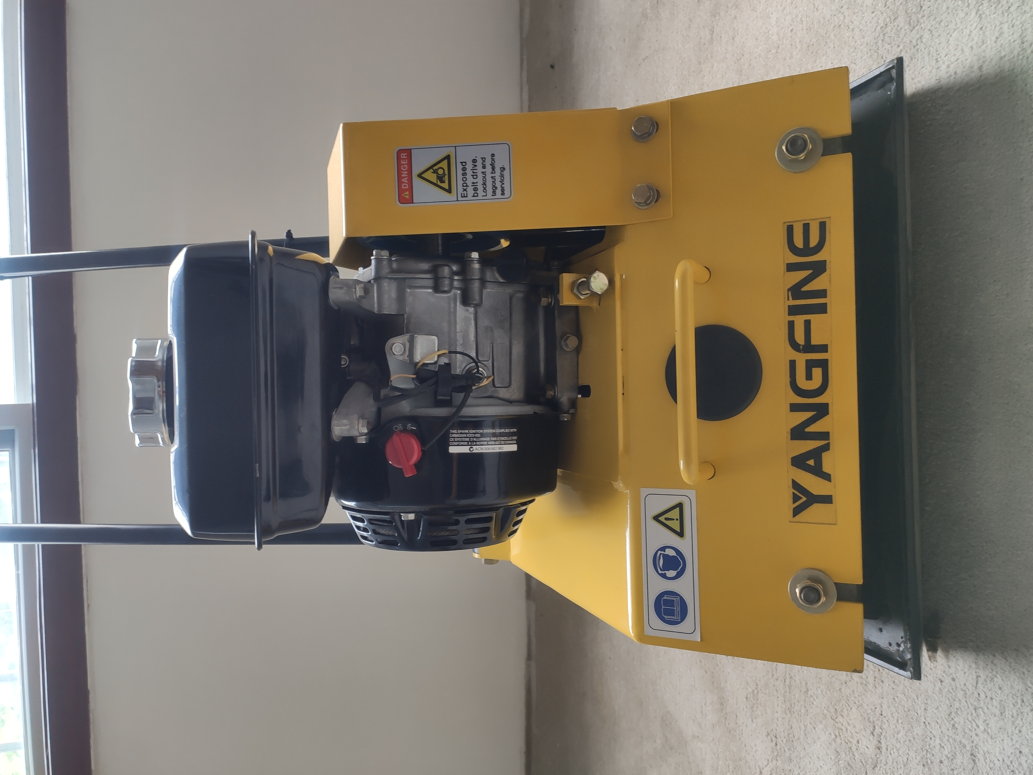 External Sand Gravel Granular  materials Flat Work High Efficiency&Maneuverability  Plate Compactor With Gasoline Engine