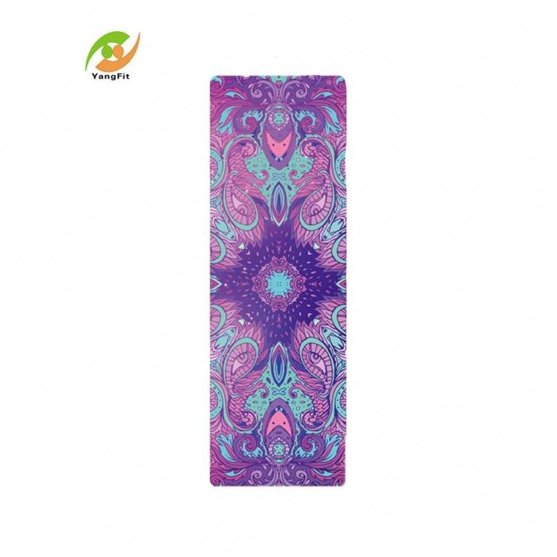 Round Pvc And Latex Free Tpe Yoga Mat