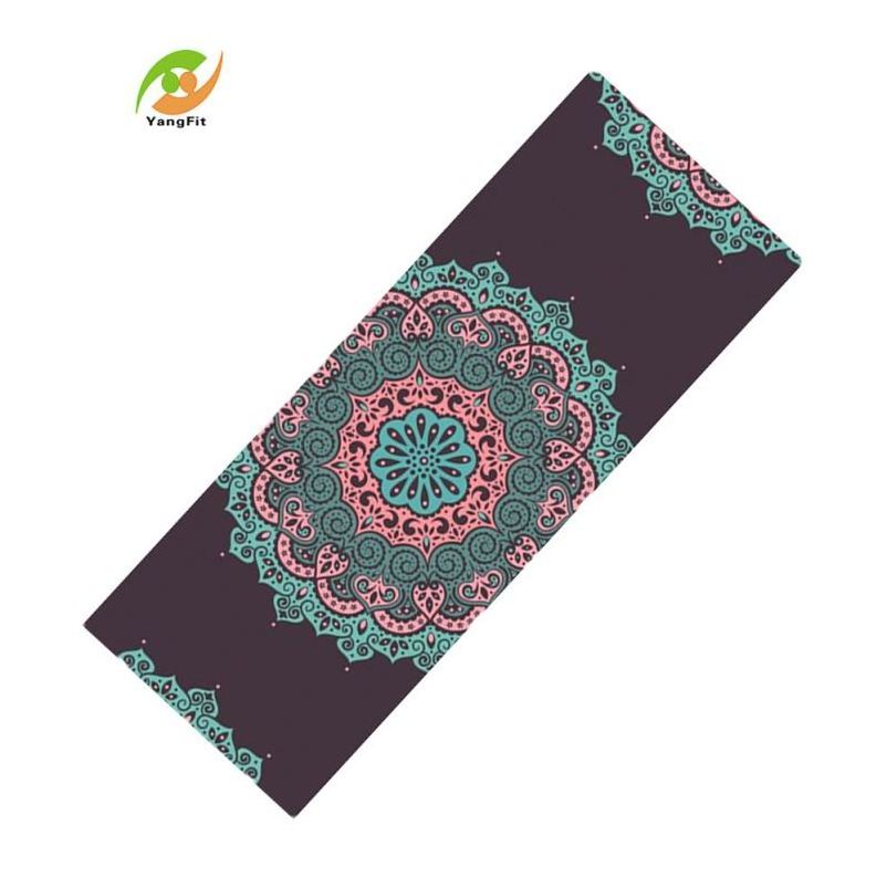 Round Pvc And Latex Free Tpe Yoga Mat