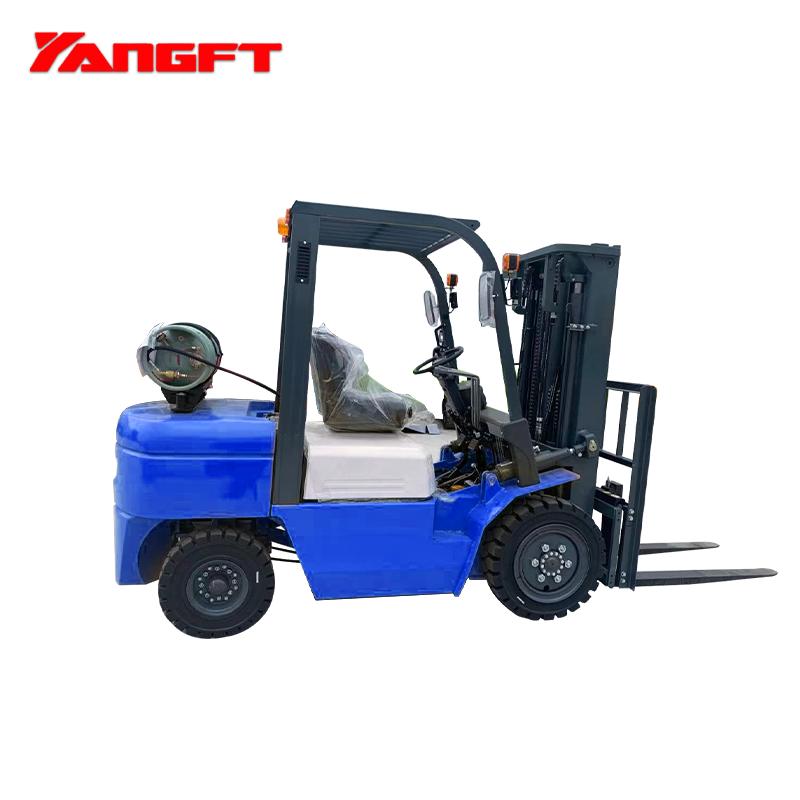 YangFT Optional Nissan engine container forklift 3ton 4 ton gasoline lifter LPG compact mini fork lift trucks