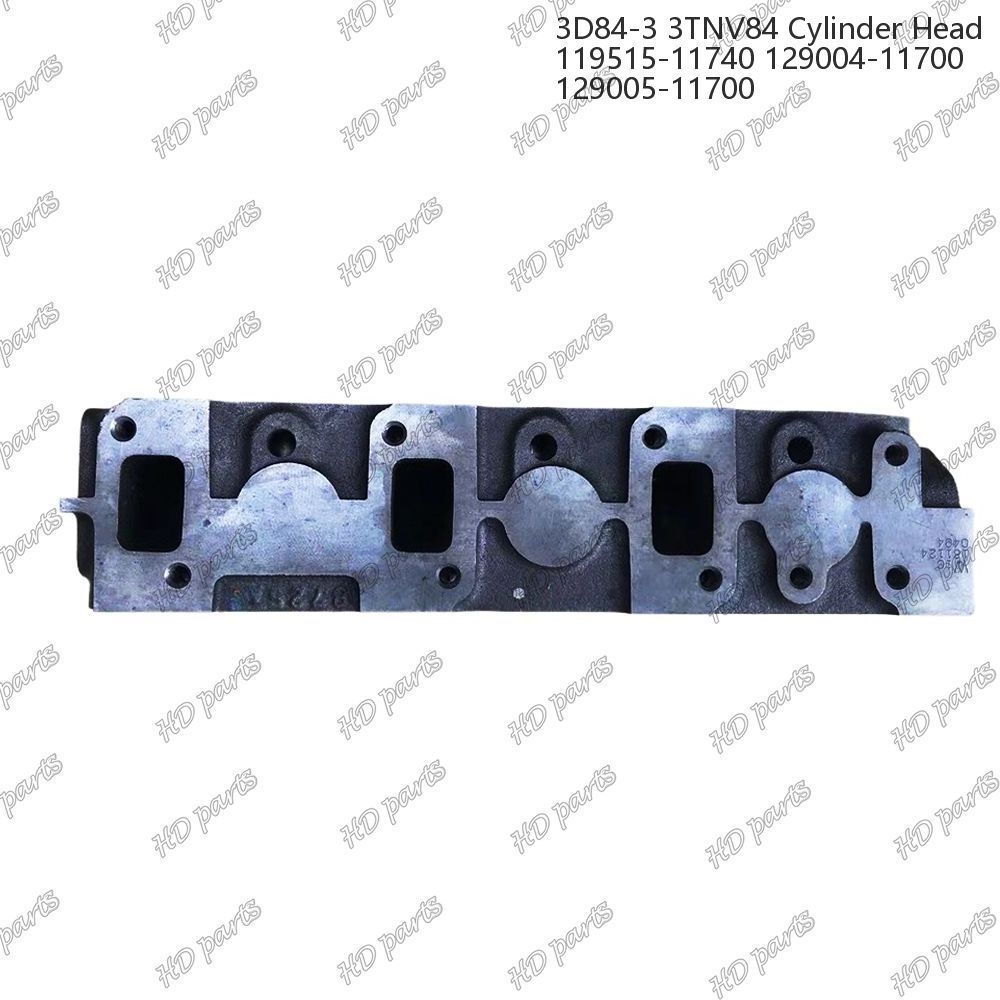 3D84-3 3TNV84 Cylinder Head 119515-11740 129004-11700 129005-11700 For Yanmar Tractor Diesel Engine