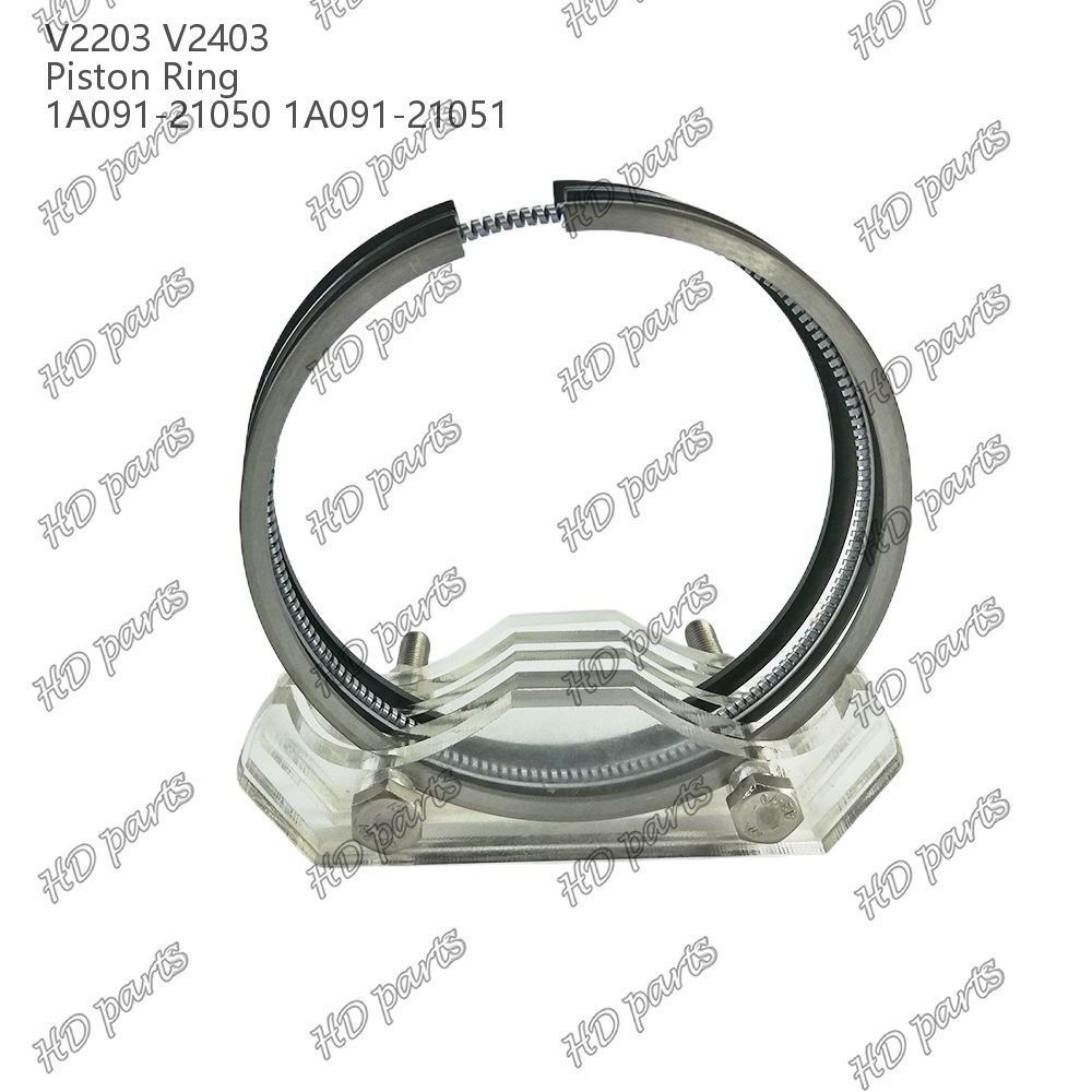 D1703 D1803 V2203 V2403 Piston Ring 1A091-21050 1A091-21010 For Kubota Tractor Excavator Engine Repair Parts