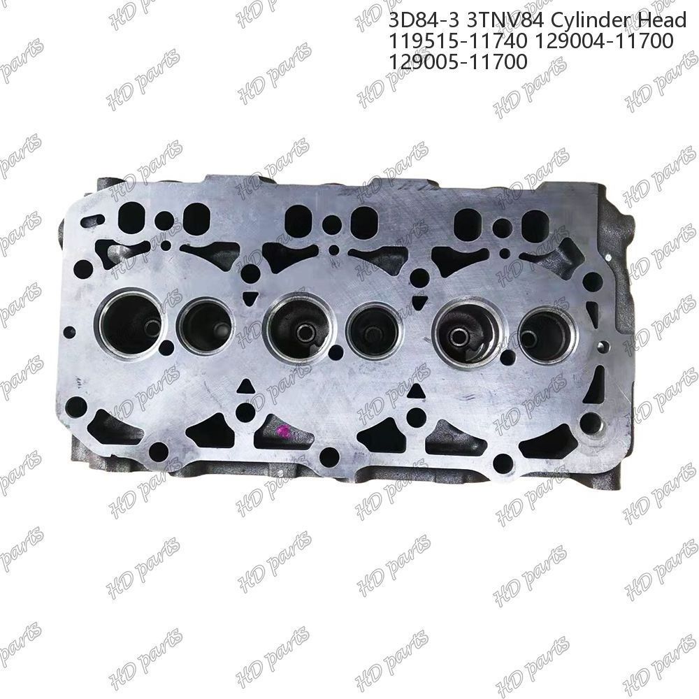 3D84-3 3TNV84 Cylinder Head 119515-11740 129004-11700 129005-11700 For Yanmar Tractor Diesel Engine