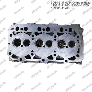 3D84-3 3TNV84 Cylinder Head 119515-11740 129004-11700 129005-11700 For Yanmar Tractor Diesel Engine