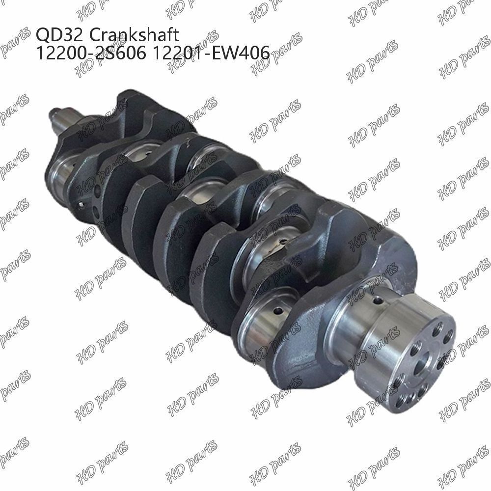 QD32 Crankshaft 12200-2S606 12201-EW406 For Nissan Diesel Engine Parts