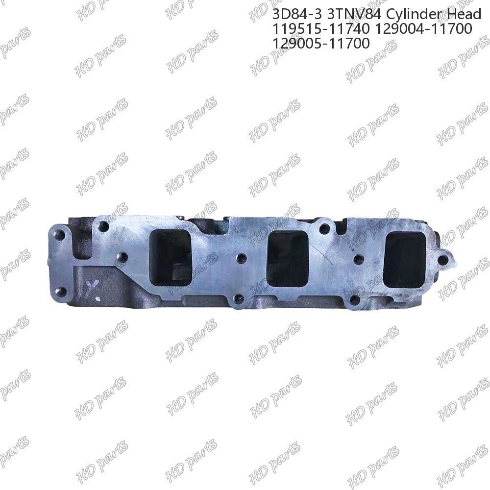 3D84-3 3TNV84 Cylinder Head 119515-11740 129004-11700 129005-11700 For Yanmar Tractor Diesel Engine