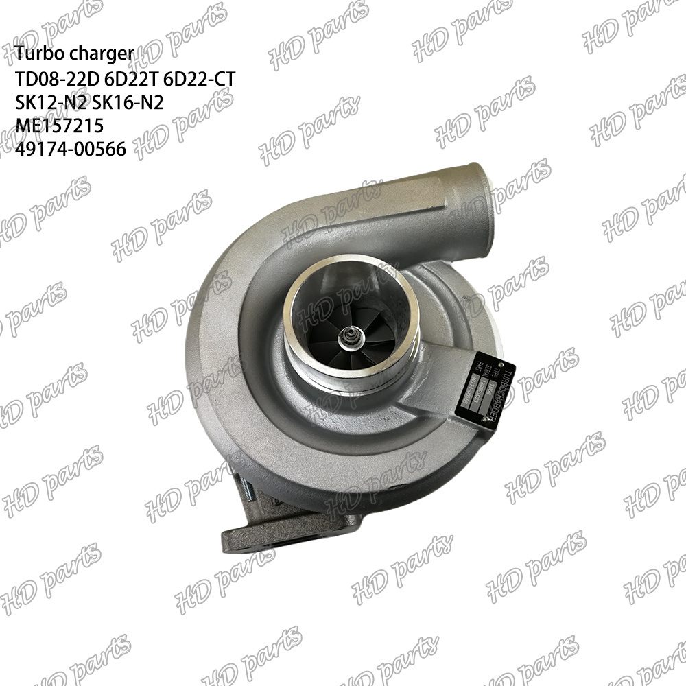 TD08-22D 6D22T 6D22-CT SK12-N2 SK16-N2 Turbo charger ME157215 49174-00566 Suitable For Mitsubishi Engine Parts