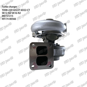 TD08-22D 6D22T 6D22-CT SK12-N2 SK16-N2 Turbo charger ME157215 49174-00566 Suitable For Mitsubishi Engine Parts